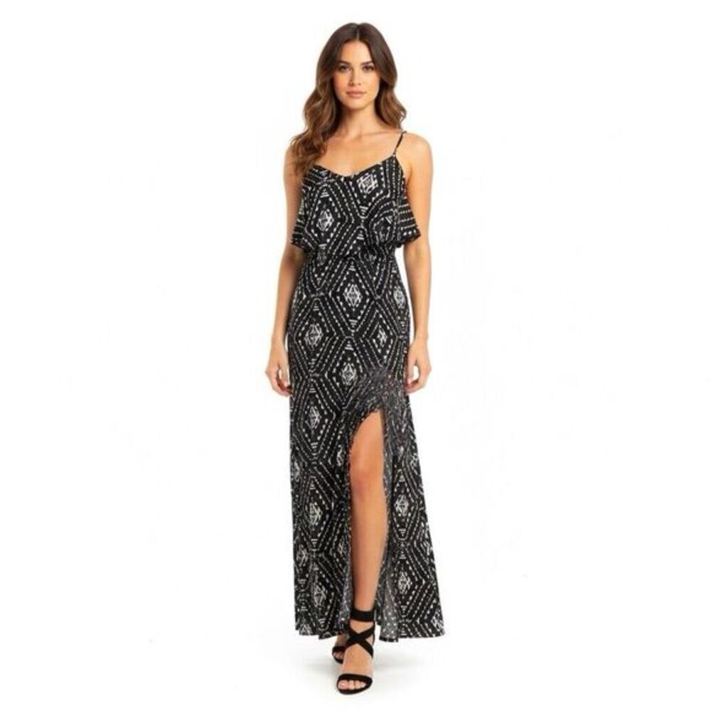 Mudd Dress Maxi Full Sz XS Y2K Summer Spring Beach Romantic Feminine Casual